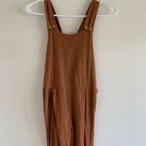 Zara kids brown jumpsuit